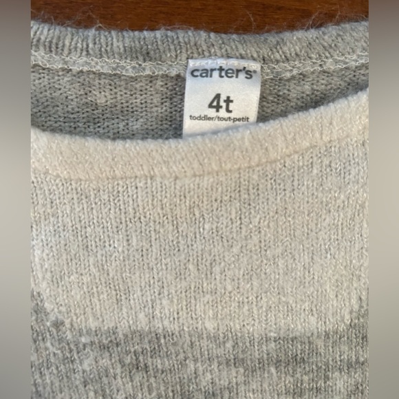 Carter’s cat face sweater. Sz 4T - Picture 4 of 5